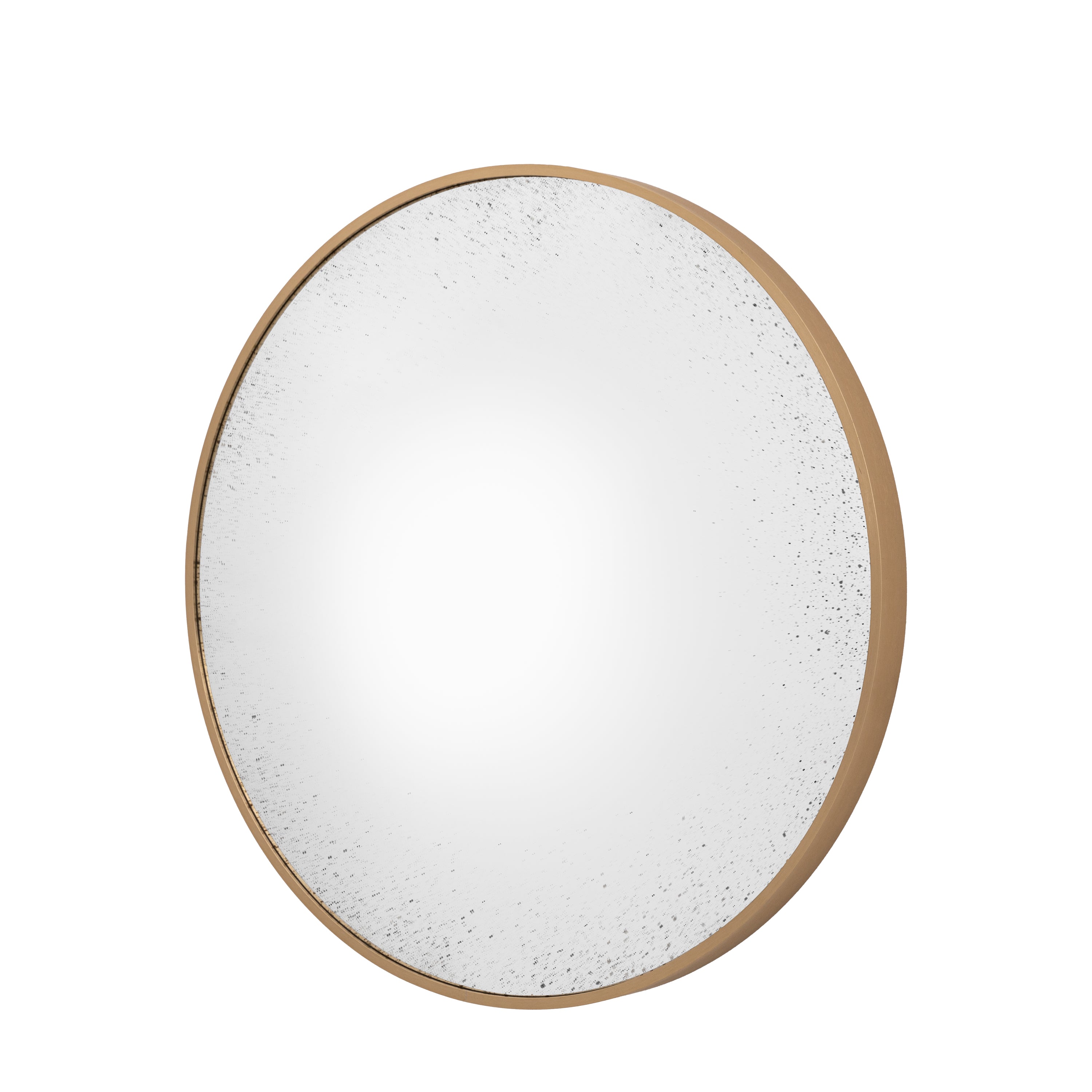Meadway Bronze Convex Round Wall Mirror